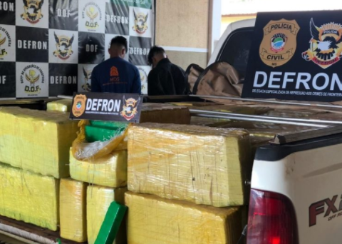 Operação Fronteiras e Divisas Integradas I apreende mais de 10 ton de drogas no MS