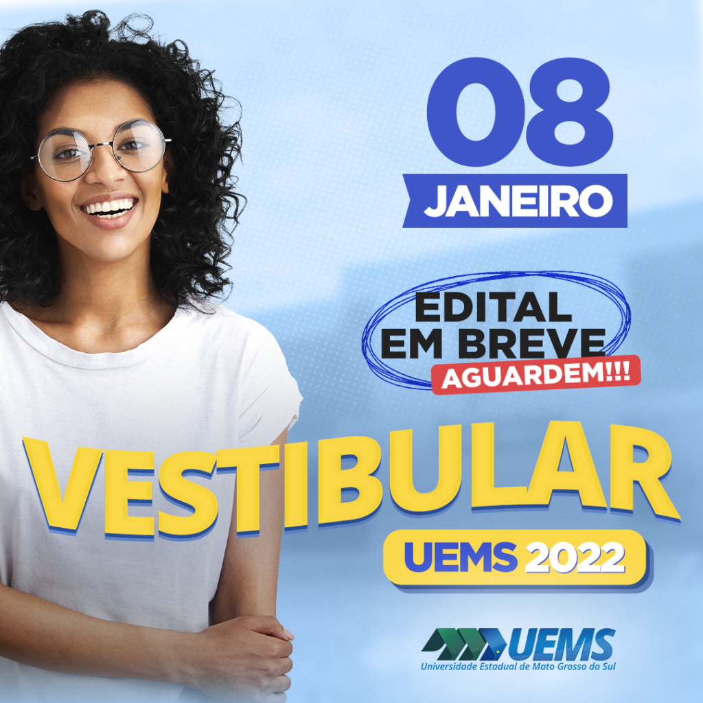 UEMS anuncia nova data para o Vestibular 2022 UEMS anuncia nova data para o Vestibular 2022