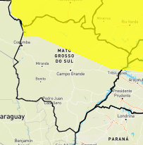 Inmet emite alerta de chuvas intensas para 22 cidades de Mato Grosso do Sul