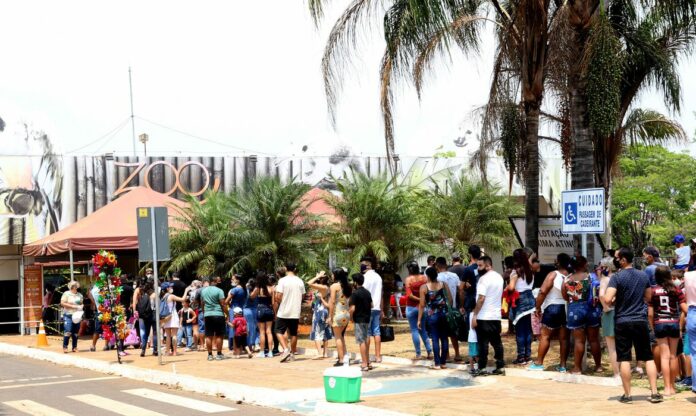 Movimentação no Feriadão do dia das Crianças, no Zoológico.