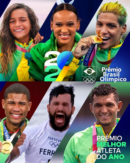 Seis medalhistas olímpicos concorrem ao Troféu Melhor Atleta do Ano