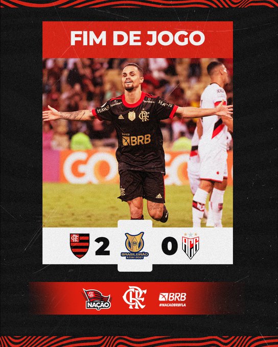Flamengo assume a vice liderança ao derrotar Atlético-GO com Michael brilhando Flamengo assume a vice liderança ao derrotar Atlético-GO com Michael brilhando