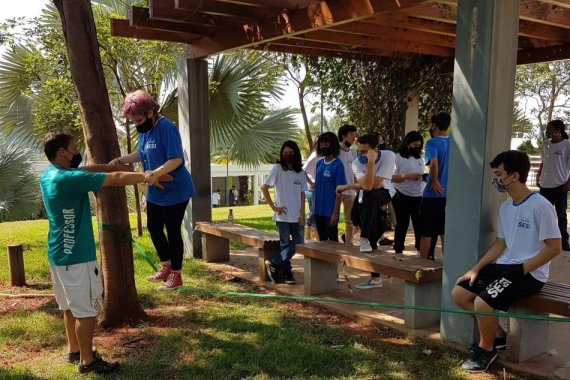 Escola Sesi de CG proporciona aulas descontraídas e em contato com a natureza Escola Sesi de CG proporciona aulas descontraídas e em contato com a natureza