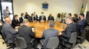 Com agenda movimentada durante a semana, Azambuja discutiu diversos projetos