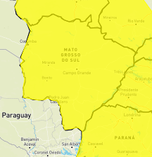 Novo alerta do Inmet prevê perigo de tempestades para todas as cidades de MS