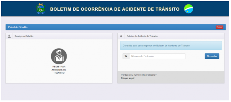 Acidentes de trânsito registrados online auxiliam o policiamento