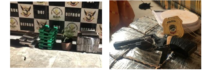 Defron prende homem por tráfico de drogas e posse irregular de arma de fogo