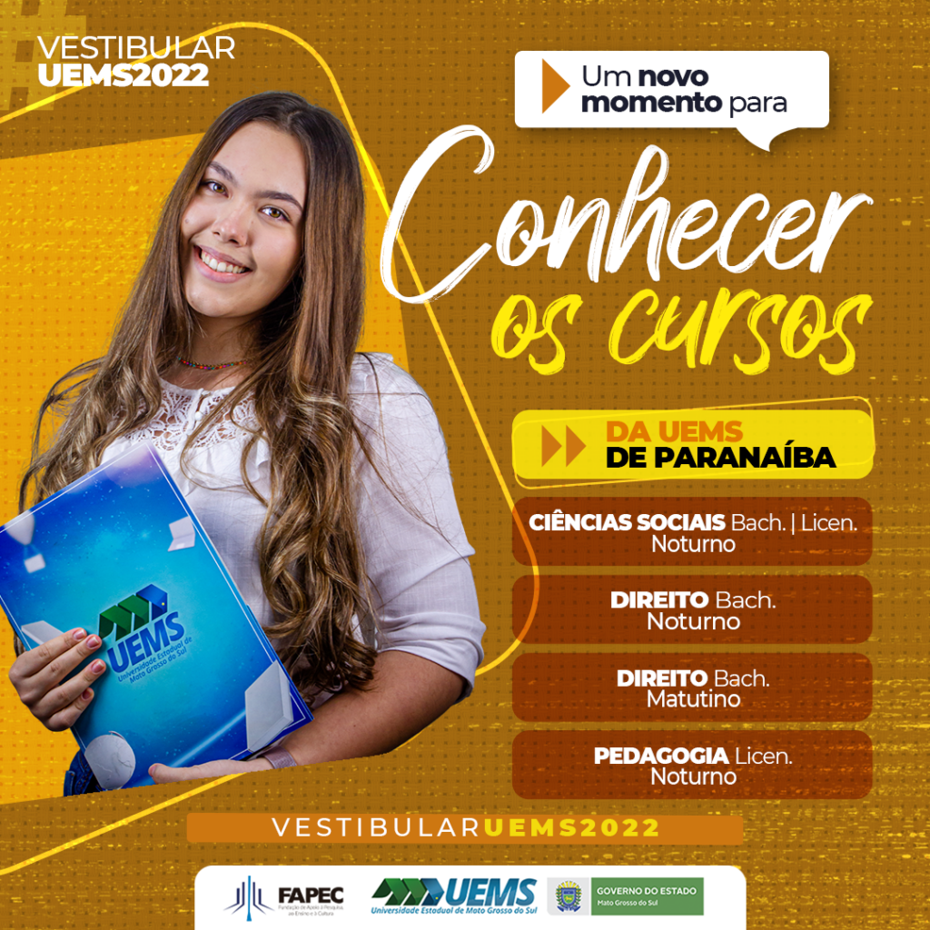 Uems Paranaíba oferece 86 vagas para cinco graduações Uems Paranaíba oferece 86 vagas para cinco graduações