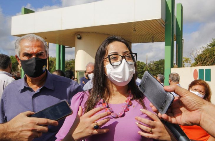 Governador entrega asfalto da MS-473 que dá acesso ao IFMS Nova Andradina Governador entrega asfalto da MS-473 que dá acesso ao IFMS Nova Andradina