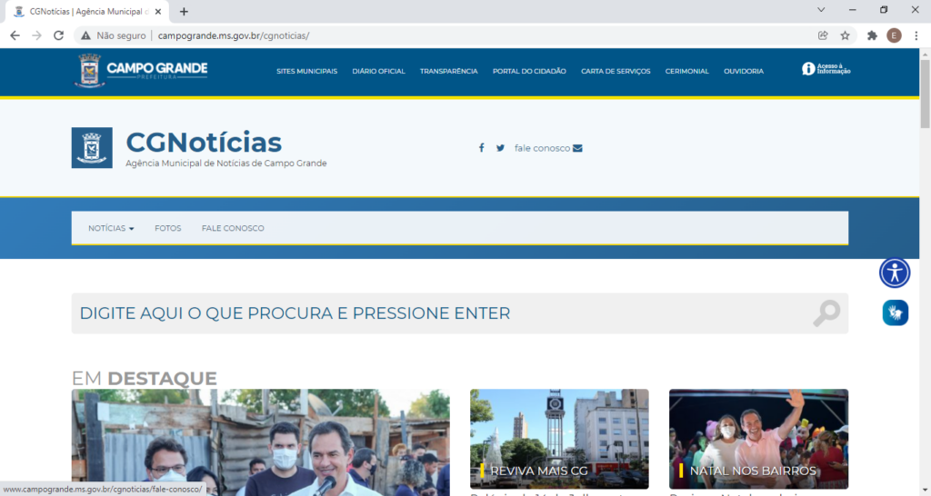 Após ataque a Ministério da Saúde, prefeitura da Capital tira sites do ar para manutenção Após ataque a Ministério da Saúde, prefeitura da Capital tira sites do ar para manutenção