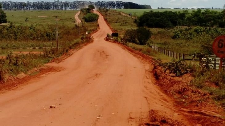 Pavimentação da rodovia que liga Nova Andradina ao IFMS é inaugurada nesta quinta