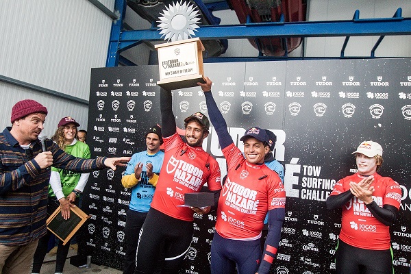 Lucas Chumbo vence competição histórica de ondas gigantes em Nazaré Lucas Chumbo vence competição histórica de ondas gigantes em Nazaré