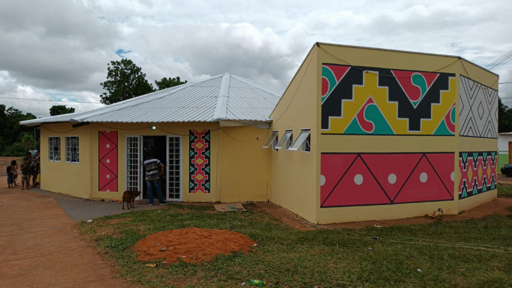 Aldeia Água Bonita é contemplada com reforma em oca Aldeia Água Bonita é contemplada com reforma em oca
