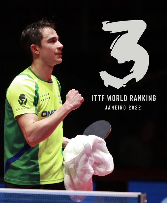 Calderano passa japonês ficando como 3º melhor mesatenista do mundo Calderano passa japonês ficando como 3º melhor mesatenista do mundo