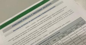 SAD divulga agendamento de perícia de posse para concurso do administrativo da Educação