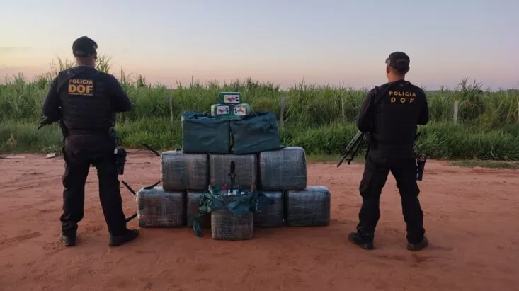 DOF faz nova apreensão de cocaína em pista de avião na linha internacional DOF faz nova apreensão de cocaína em pista de avião na linha internacional