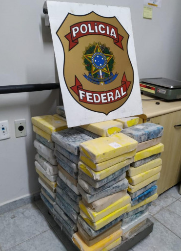 PF apreende quase 150 quilos de cocaína em carga vinda da Bolívia