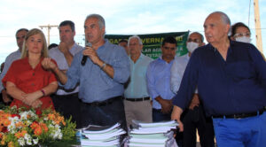 Em Fátima do Sul, governador vistoria MS-278, rodovia fundamental para a integração regional Em Fátima do Sul, governador vistoria MS-278, rodovia fundamental para a integração regional