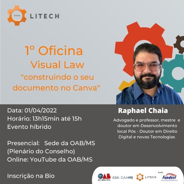OAB/MS e Litech lançam programa de oficinas para advogados OAB/MS e Litech lançam programa de oficinas para advogados