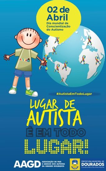 Prefeitura em parceria com AAGD reforça a importância da conscientização do autismo Prefeitura em parceria com AAGD reforça a importância da conscientização do autismo