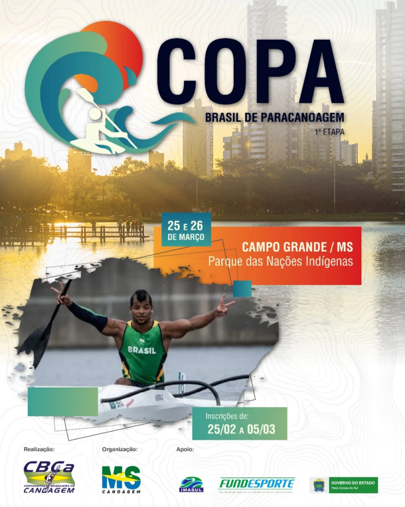 Parque das Nações Indígenas recebe a Copa Brasil de Paracanoagem