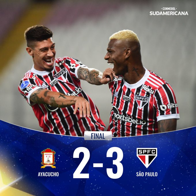 Luciano garante vitória do São Paulo na estreia da Sul-Americana Luciano garante vitória do São Paulo na estreia da Sul-Americana