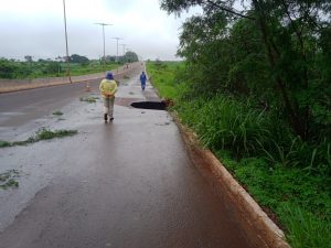Agesul conclui desvio na MS-180 e inicia obras de contenção de erosões na MS-156