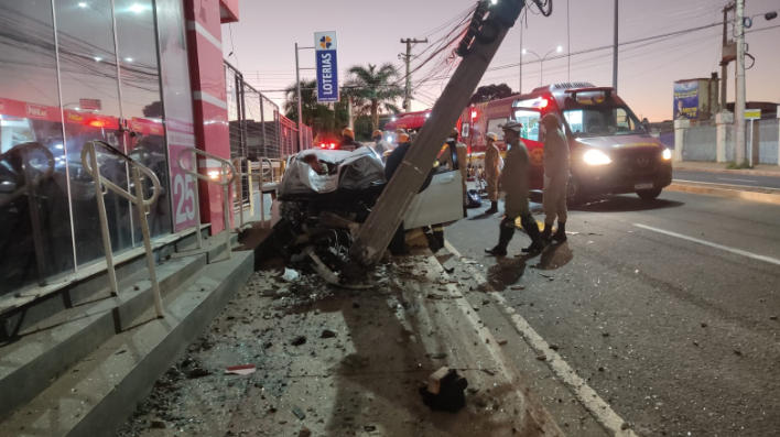 Identificada a vítima fatal do acidente contra poste de energia na Capital