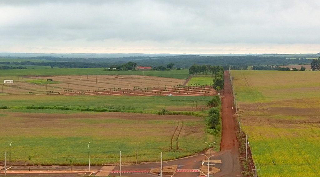 Pavimentação avança em acesso a maior feira tecnológica de MS Pavimentação avança em acesso a maior feira tecnológica de MS