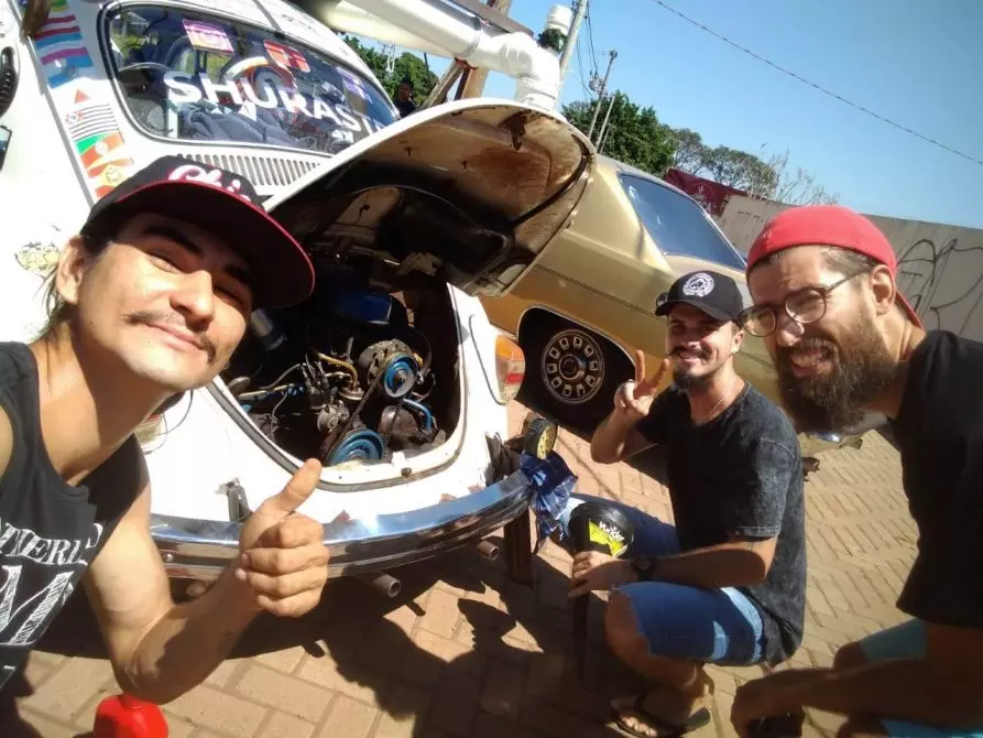 Após morte em acidente nos EUA, 'Fusqueata’ em Campo Grande homenageará influenciador e cão que passaram por MS Após morte em acidente nos EUA, 'Fusqueata’ em Campo Grande homenageará influenciador e cão que passaram por MS