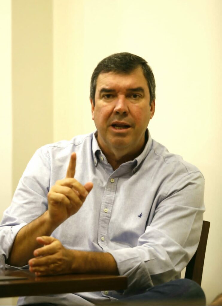 Riedel: ‘Vamos levar MS a ser o primeiro estado a universalizar o saneamento básico’ Riedel: ‘Vamos levar MS a ser o primeiro estado a universalizar o saneamento básico’