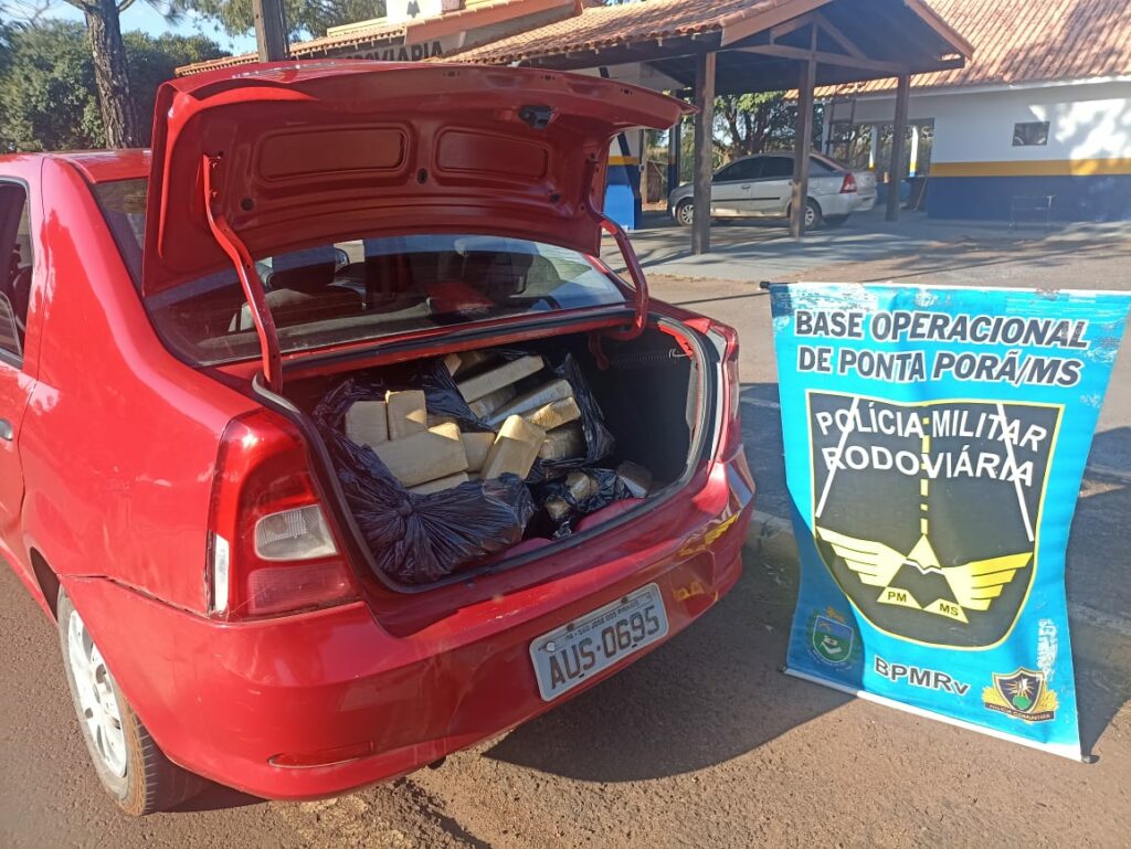 PMR apreende carga de droga em 'Operação Corpus Christi' de Ponta Porã