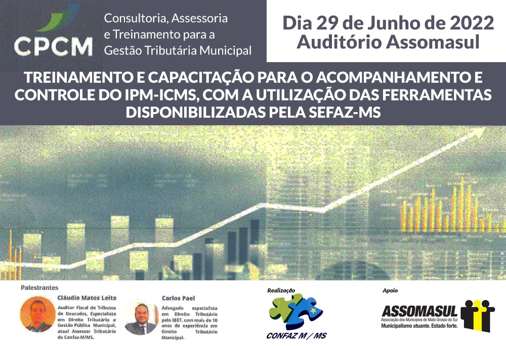 Confaz e Assomasul realizam capacitação para secretários de finanças Confaz e Assomasul realizam capacitação para secretários de finanças