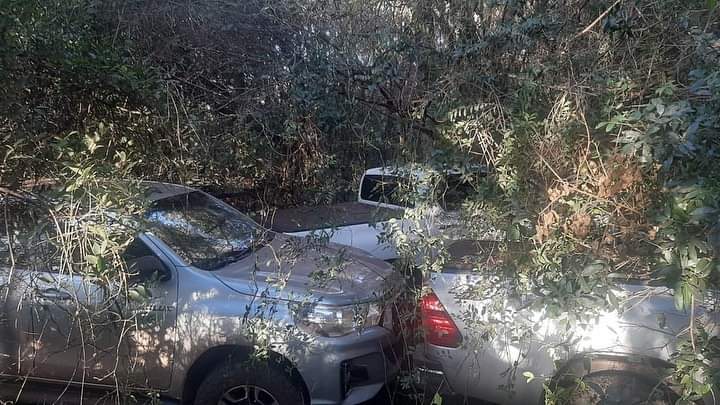 Polícia recupera veículos tomados em assalto a lava jato na fronteira