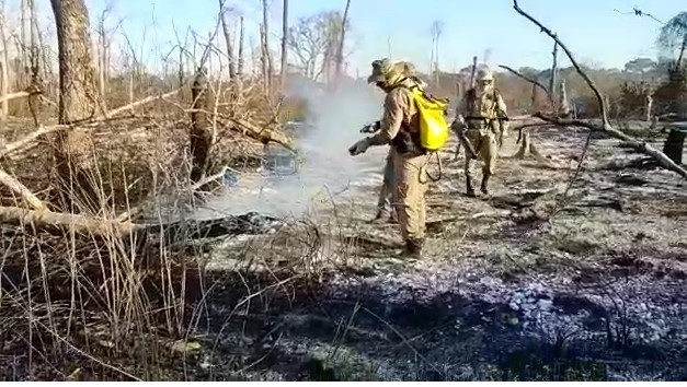 Operação Pantanal intensifica ações no combate a focos de incêndio com reforço de aeornave