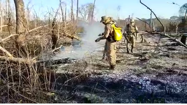 Operação Pantanal intensifica ações no combate a focos de incêndio com reforço de aeornave Operação Pantanal intensifica ações no combate a focos de incêndio com reforço de aeornave