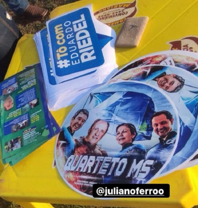 Prefeito irreverente lança 'Quarteto MS’ em apoio a quatro pré-candidatos, mas todos fora de seu partido Prefeito irreverente lança 'Quarteto MS’ em apoio a quatro pré-candidatos, mas todos fora de seu partido