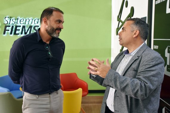 Fiems recebe gerente do Observatório Nacional da Indústria para discutir implantação de unidade em MS