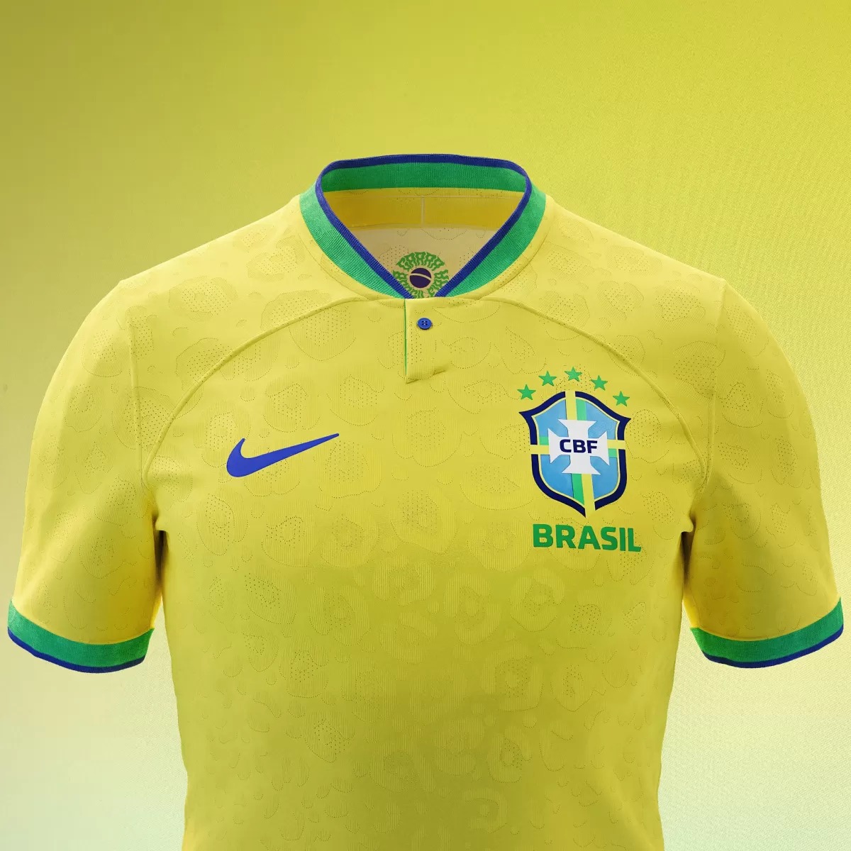 Onça-pintada, símbolo do Pantanal, é inspiração para novo uniforme da Seleção Brasileira de futebol Onça-pintada, símbolo do Pantanal, é inspiração para novo uniforme da Seleção Brasileira de futebol