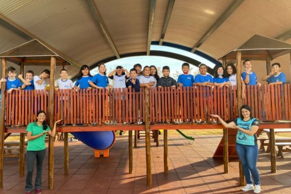 Escola Sesi de Ap. do Taboado inaugura área de lazer para alunos