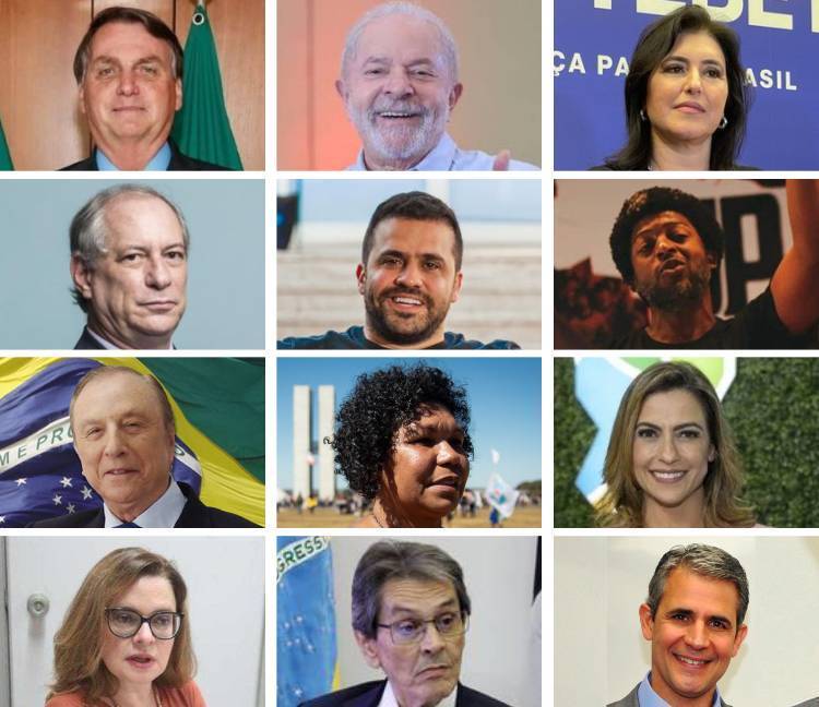 Confira a agenda dos candidatos à presidência para este domingo