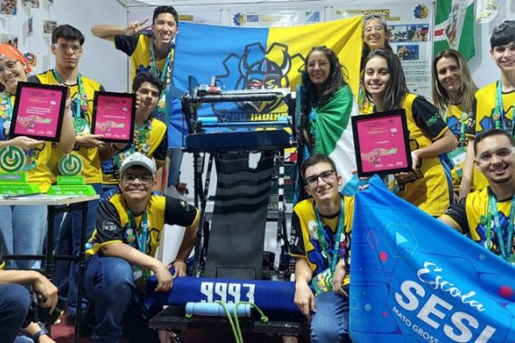 Escola Sesi MS fatura três prêmios no Festival Internacional de Robótica no RJ Escola Sesi MS fatura três prêmios no Festival Internacional de Robótica no RJ