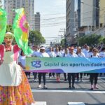Você foi? Confira as fotos do desfile cívico-militar dos 123 anos de Campo Grande