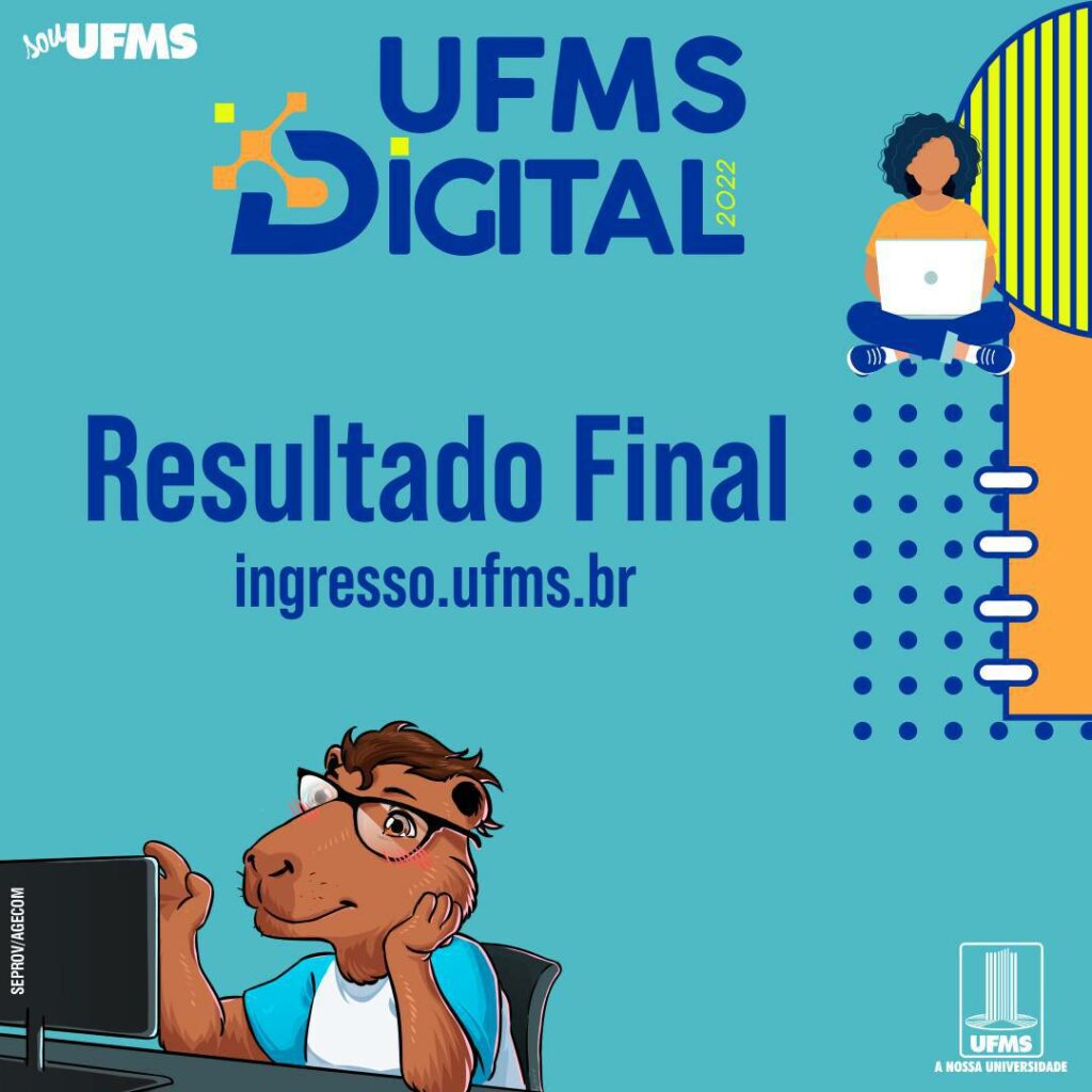 Vestibular UFMS Digital tem resultado final e convocação de aprovados