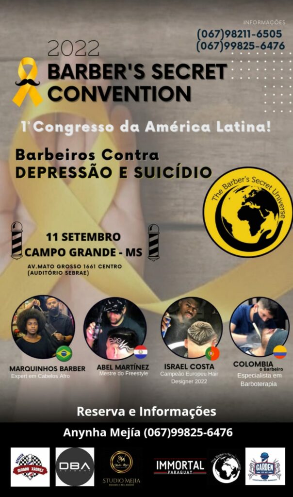 'Barber Secret Convention' acontecerá na Capital em 1º Congresso de barbeiros