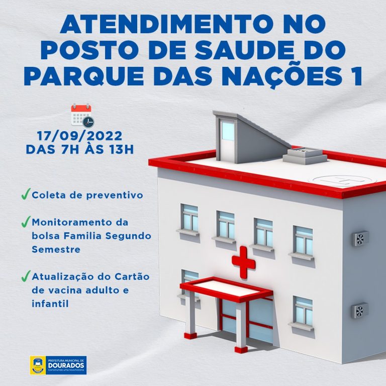 Ação saúde e social acontece em UBS de bairro de Dourados neste sábado Ação saúde e social acontece em UBS de bairro de Dourados neste sábado