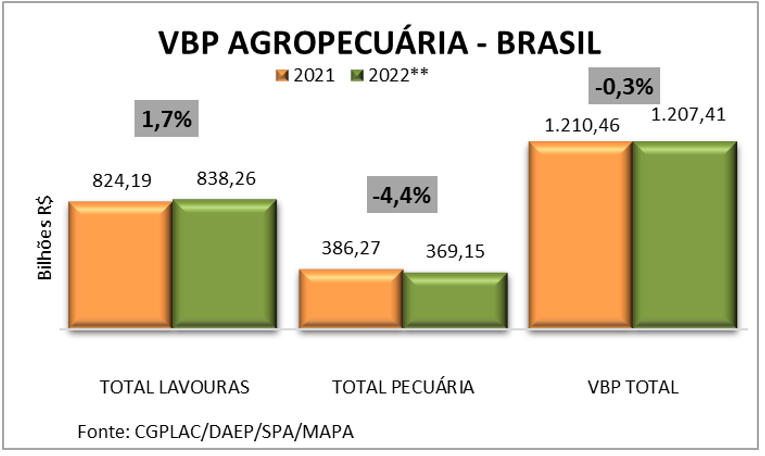 Valor da produção agropecuária de 2022 está estimado em R$ 1,207 trilhão