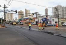 Recapeamento da área central deve ficar pronto em 2 semanas com 257 km