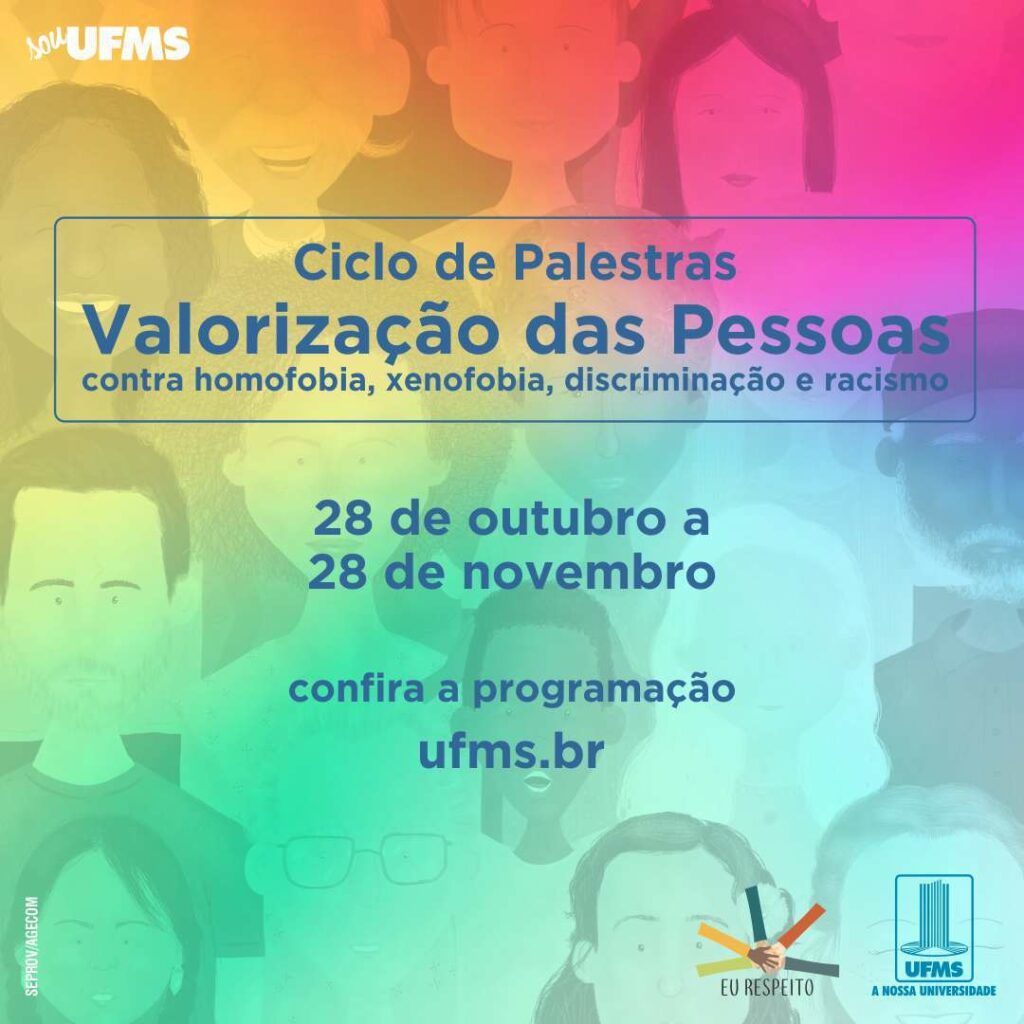 Ciclo de palestras por um mês abordará homofobia, xenofobia, discriminação e racismo Ciclo de palestras por um mês abordará homofobia, xenofobia, discriminação e racismo