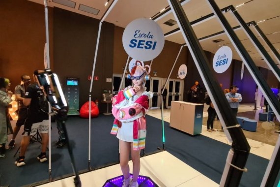 Sesi recebe visitantes na Parada Nerd com diversas atrações iniciadas ontem